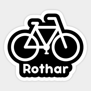 Rothar - Bicycle - Irish Language Design Sticker